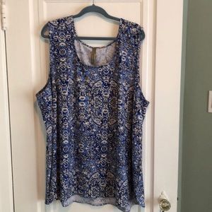 Pennington’s 5x Knit Sleeveless Blouse